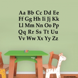 Alphabet enfant mural