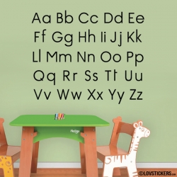 Sticker Alphabet pour chambre enfant