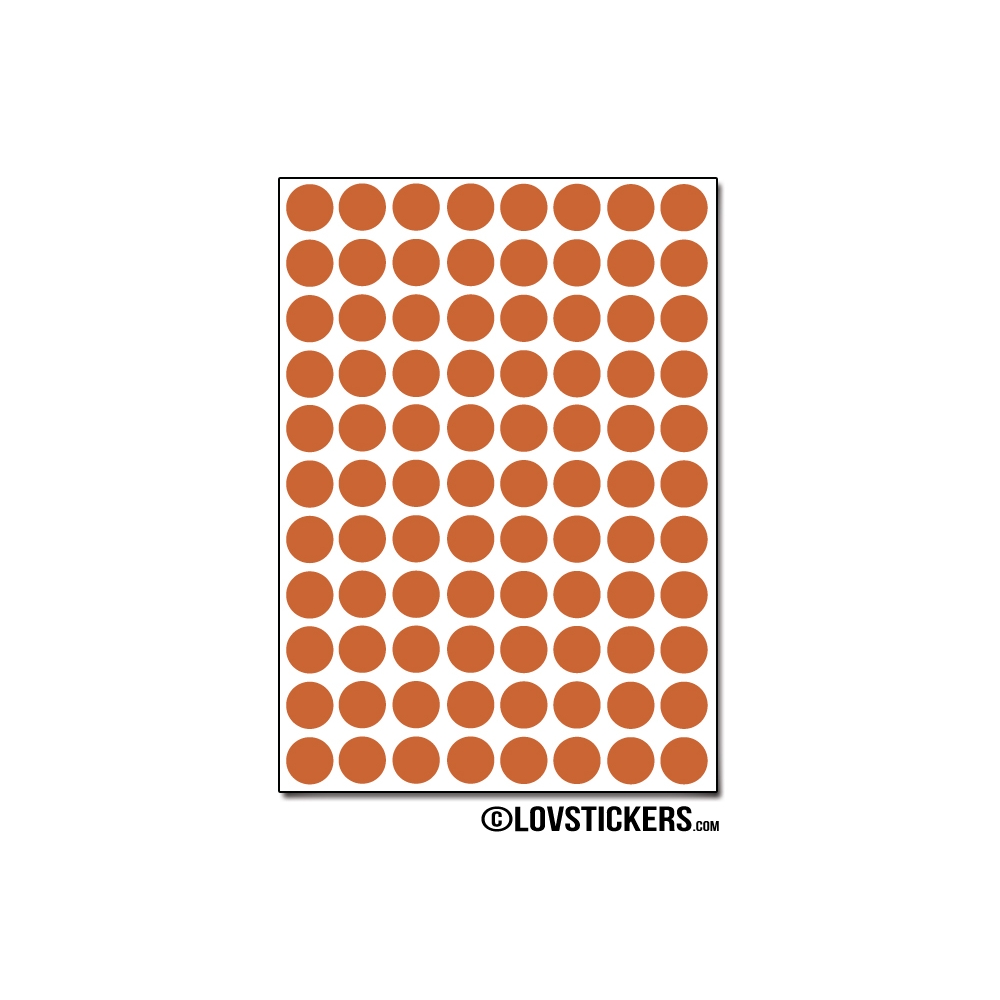 704 Ronds 0,8cm - Gommette Deco - Repositionnable - Vinyle