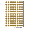 704 Ronds 0,8cm - Gommette Deco - Repositionnable - Vinyle