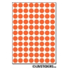 704 Ronds 0,8cm - Gommette Deco - Repositionnable - Vinyle