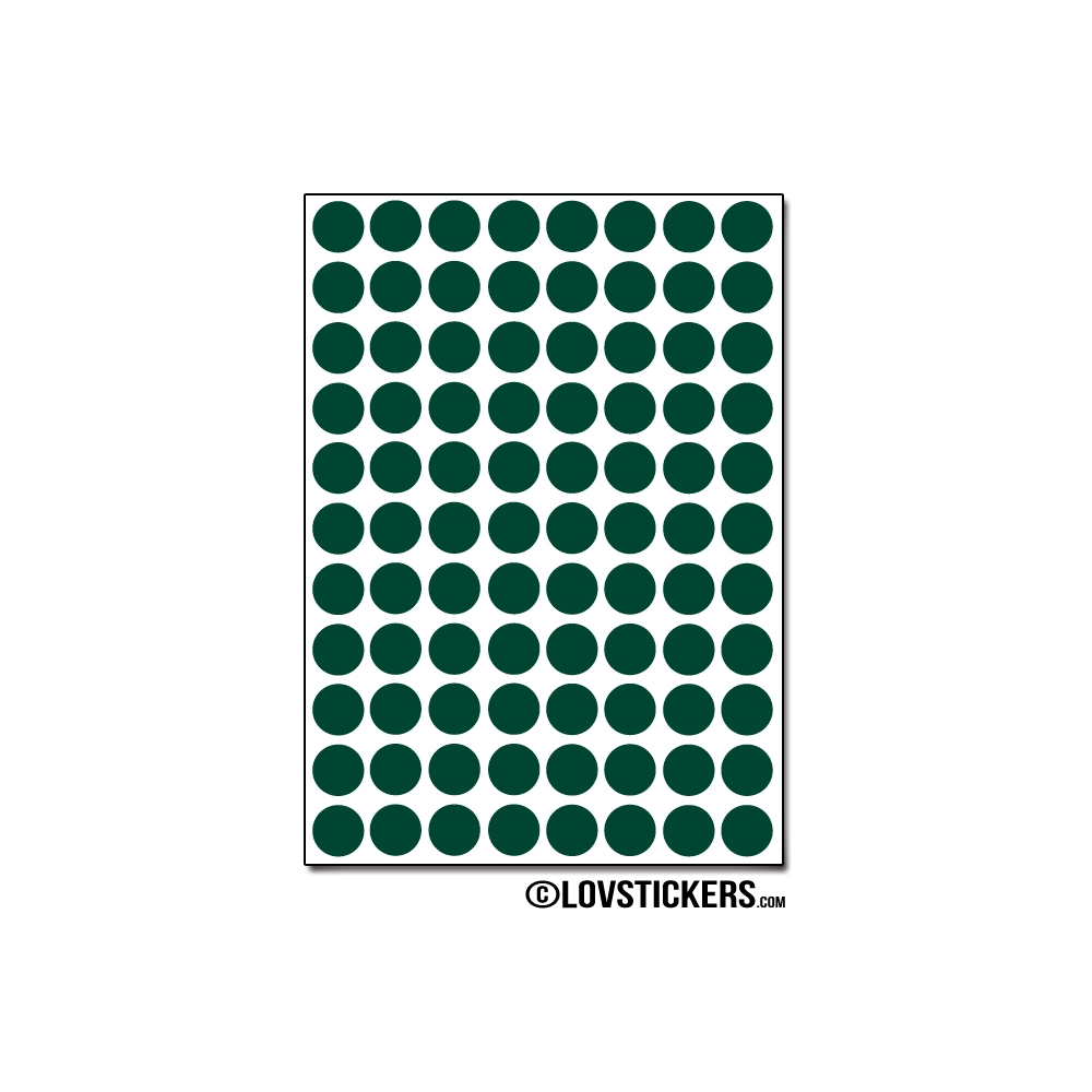 704 Ronds 0,8cm - Gommette Deco - Repositionnable - Vinyle