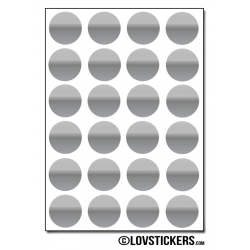 192 Stickers Ronds 1,5cm - Décoration Gommette Loisirs - Vinyle Repositionnable