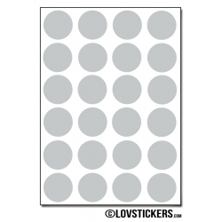 192 Stickers Ronds 1,5cm - Décoration Gommette Loisirs - Vinyle Repositionnable