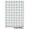560 Carrés 0,8cm - Gommette Deco - Repositionnable - Vinyle