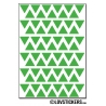 528 Triangles 1cm - Gommette Triangle Deco Repositionnable en Vinyle