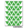 280 Triangles 1,5cm - Gommette Triangle Deco Repositionnable en Vinyle