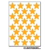 224 Etoiles 1,5cm - Gommette Deco Repositionnable en Vinyle