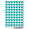 560 Stickers Coeur 0,8cm - Décoration Gommette Loisirs - Vinyle Repositionnable