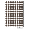 704 Ronds 0,8cm - Gommette Deco - Repositionnable - Vinyle