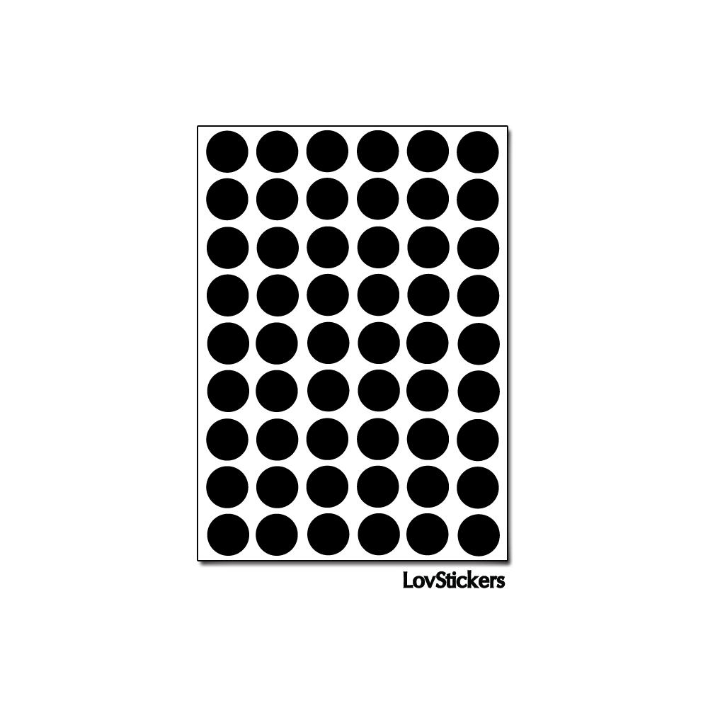 432 Ronds 1cm - Gommette Deco - Repositionnable - Vinyle pour activités et jeux pour enfants 432 Ronds 1cm - Gommette Deco - Repositionnable - Vinyle pour activités et jeux pour enfants
