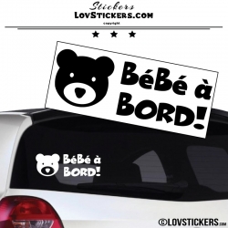 Sticker Panneau Bébé à Bord - ZoneStickers