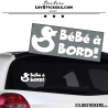 Sticker Bébé à Bord Canard! - Securité enfant voiture