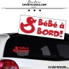 Sticker Bébé à Bord Canard! - Securité enfant voiture