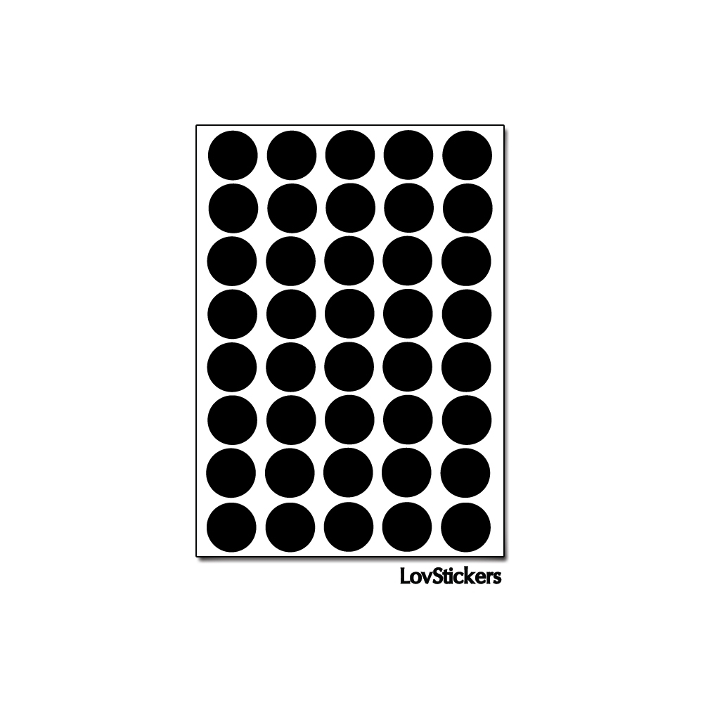 320 Ronds 1,2cm - Gommette Enfants Deco - Repositionnable - Vinyle 320 Ronds 1,2cm - Gommette Enfants Deco - Repositionnable - Vinyle