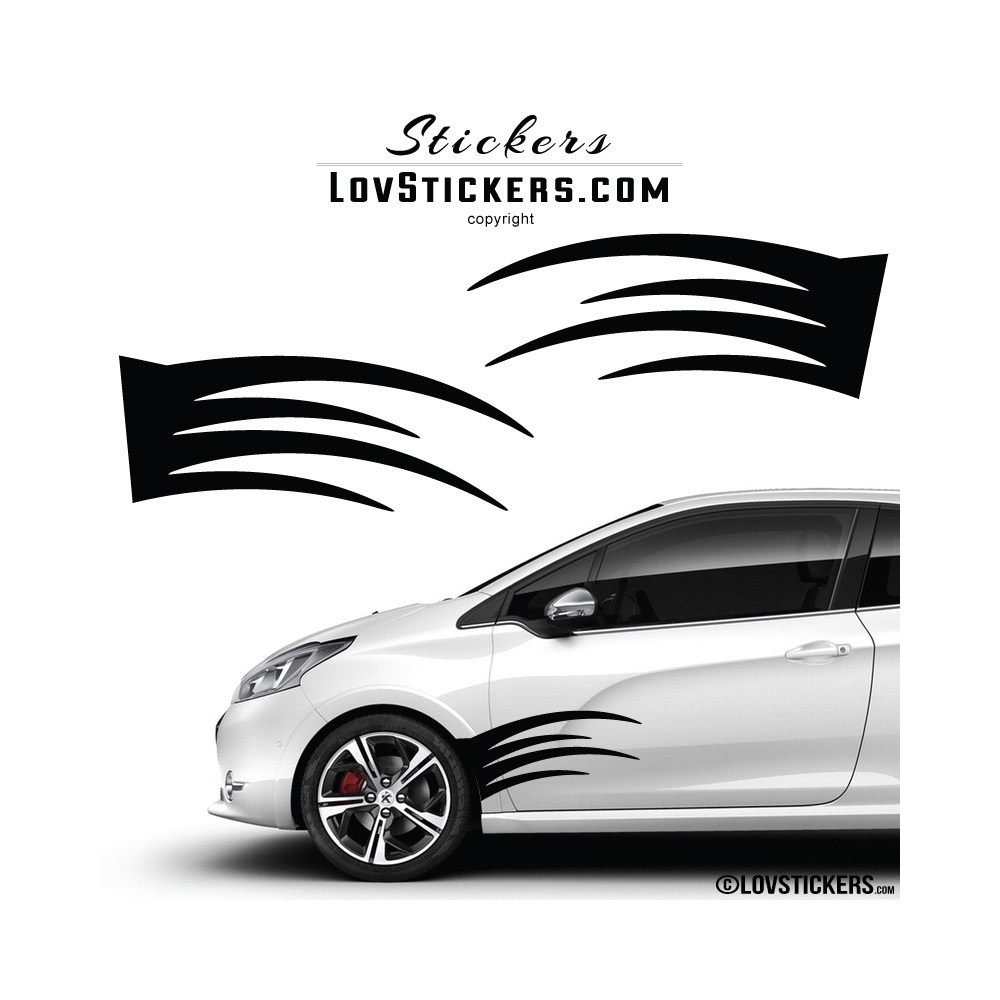 2 Tribal Tuning Voiture  - Stickers Decoration