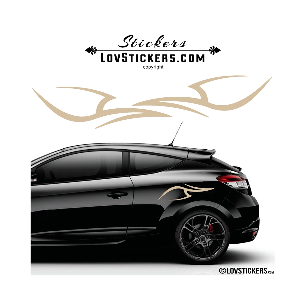 2 Tribal Tuning Voiture - Stickers Deco auto voiture 2 Tribal Tuning Voiture - Stickers Deco auto voiture