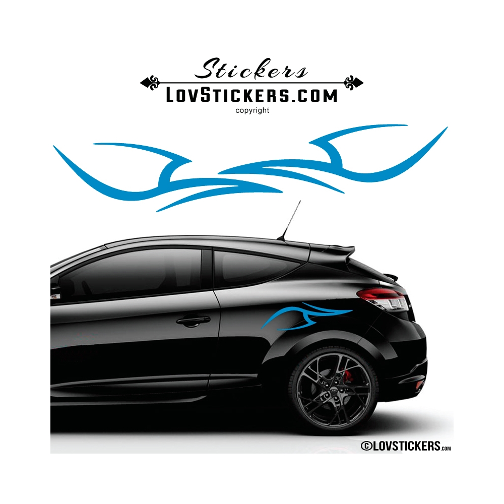 2 Tribal Tuning Voiture - Stickers Deco auto voiture 2 Tribal Tuning Voiture - Stickers Deco auto voiture