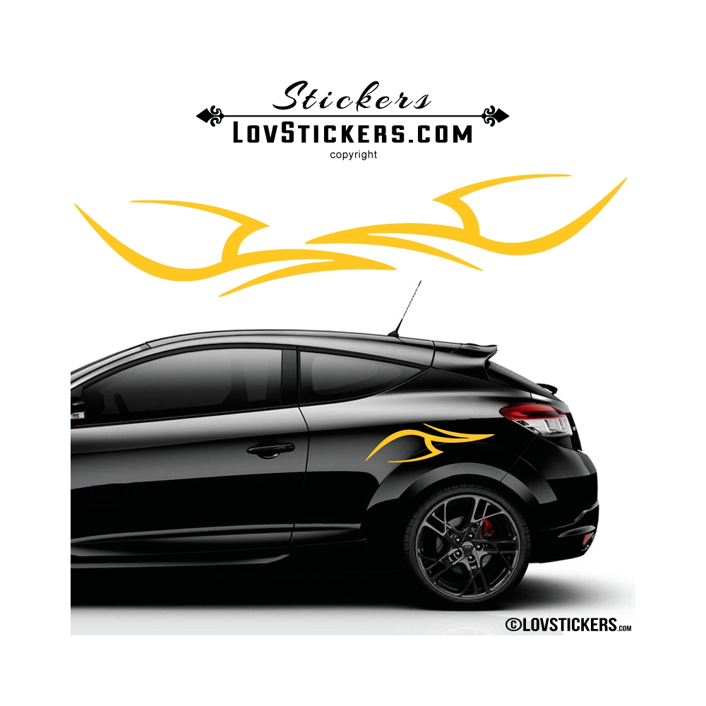 2 Tribal Tuning Voiture - Stickers Deco auto voiture 2 Tribal Tuning Voiture - Stickers Deco auto voiture