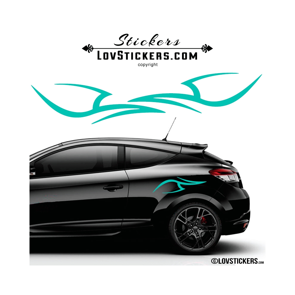 2 Tribal Tuning Voiture - Stickers Deco auto voiture 2 Tribal Tuning Voiture - Stickers Deco auto voiture