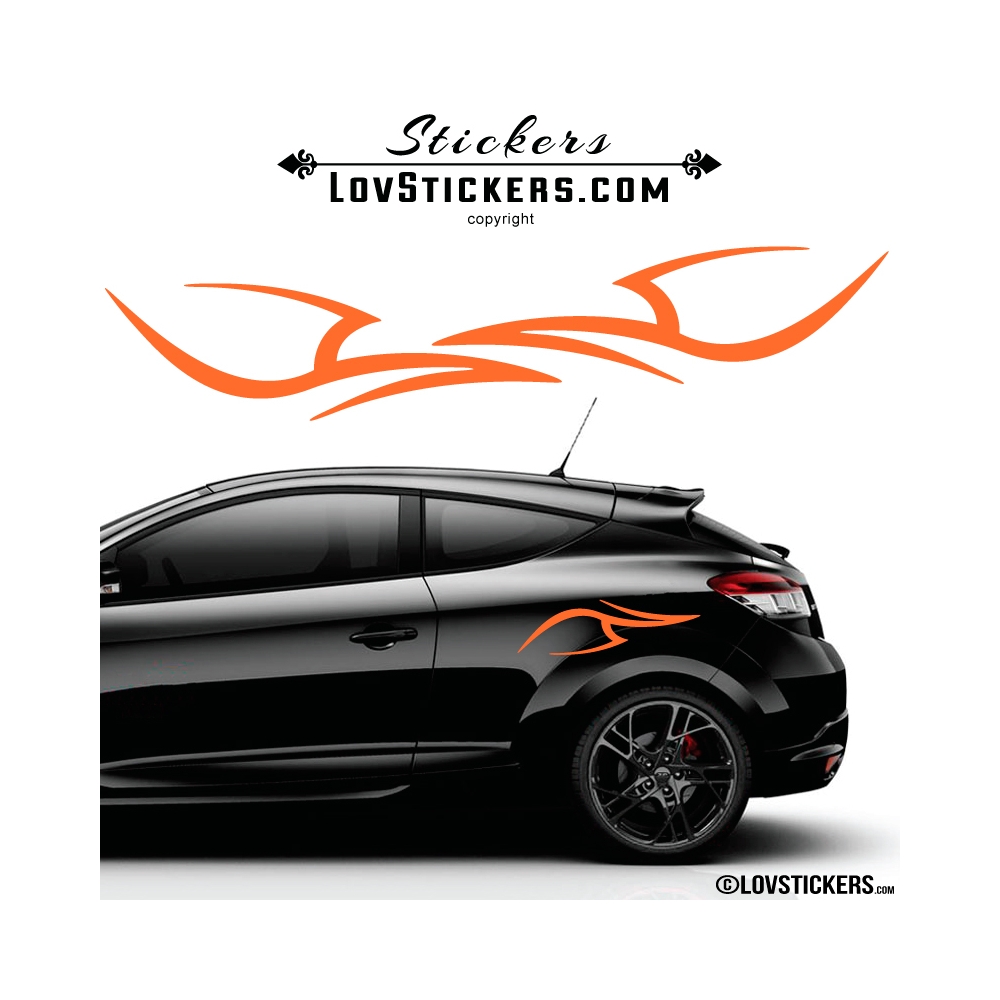 2 Tribal Tuning Voiture - Stickers Deco auto voiture 2 Tribal Tuning Voiture - Stickers Deco auto voiture