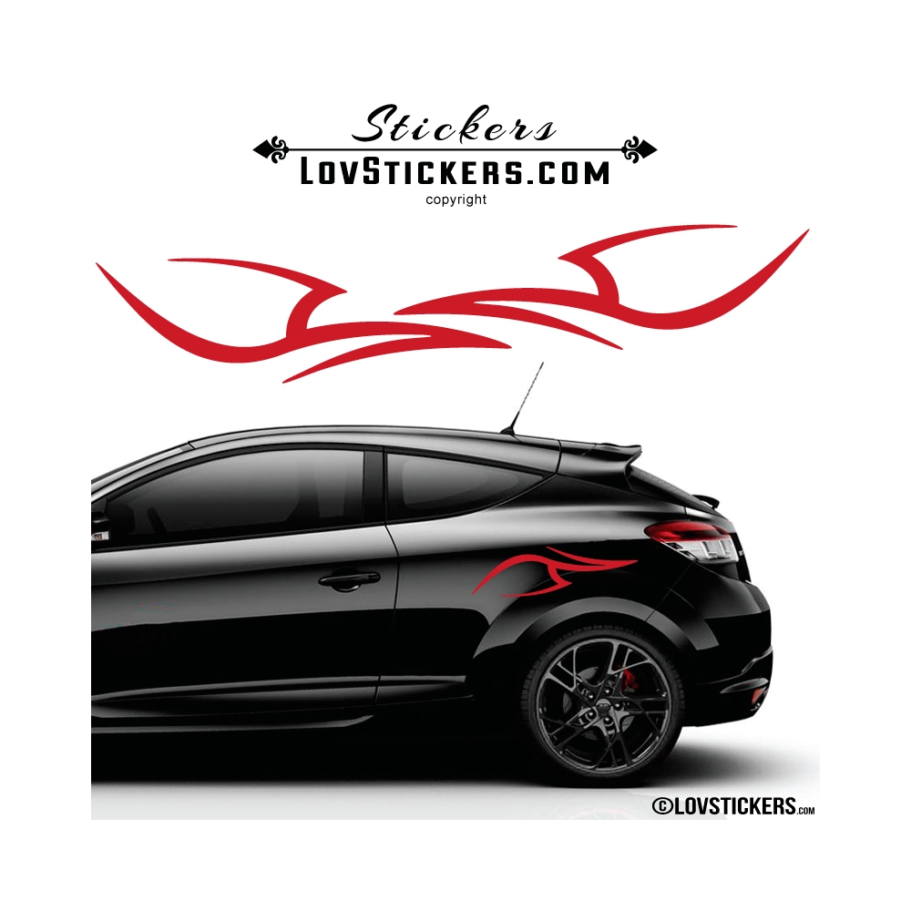 2 Tribal Tuning Voiture - Stickers Deco auto voiture 2 Tribal Tuning Voiture - Stickers Deco auto voiture