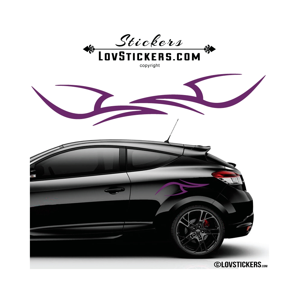 2 Tribal Tuning Voiture - Stickers Deco auto voiture 2 Tribal Tuning Voiture - Stickers Deco auto voiture