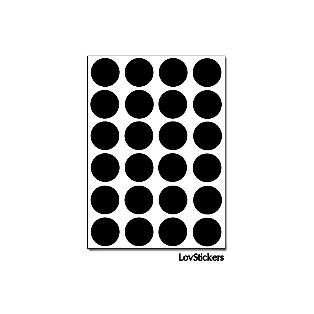 192 Ronds 1,5cm - Gommette Deco - Repositionnable - Vinyle 192 Ronds 1,5cm - Gommette Deco - Repositionnable - Vinyle