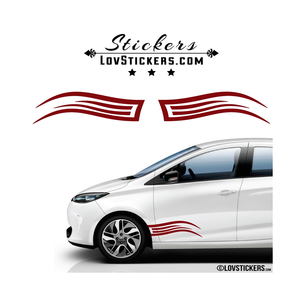 2 Tribal Tuning Voiture - Stickers de Decoration 2 Tribal Tuning Voiture - Stickers de Decoration