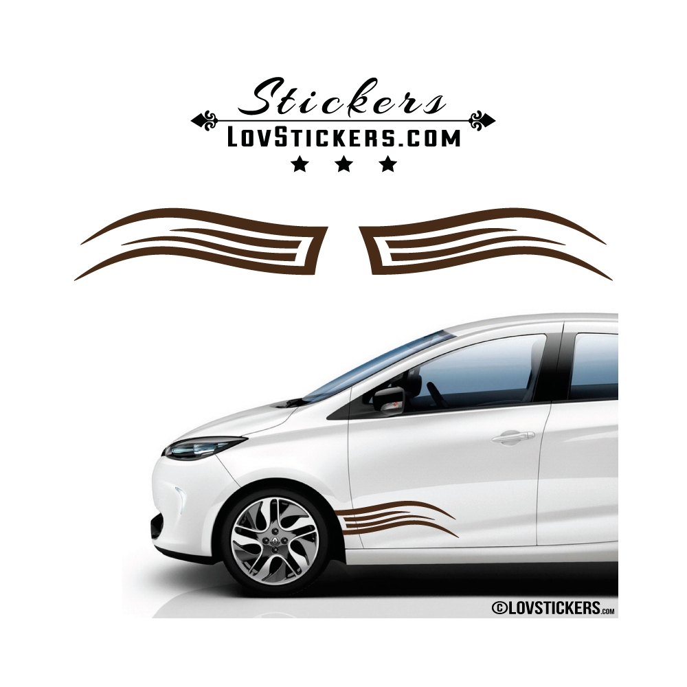 2 Tribal Tuning Voiture - Stickers de Decoration 2 Tribal Tuning Voiture - Stickers de Decoration