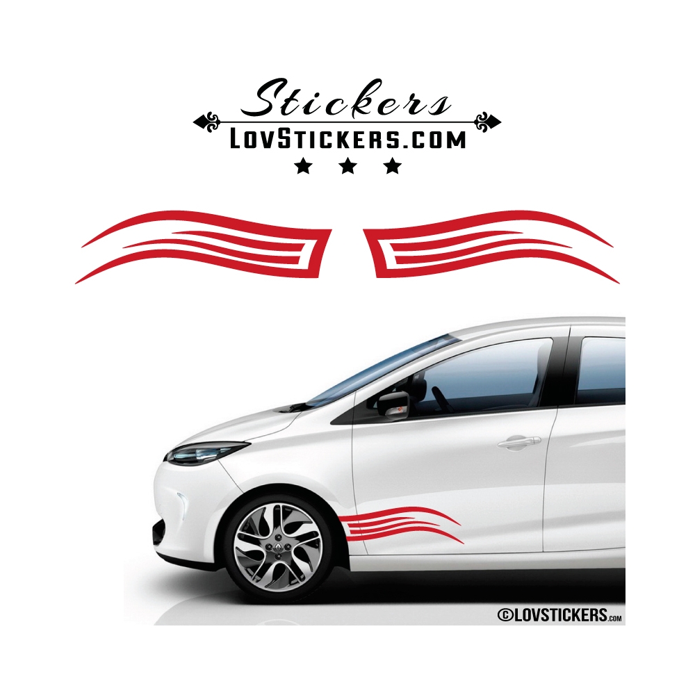 2 Tribal Tuning Voiture - Stickers de Decoration 2 Tribal Tuning Voiture - Stickers de Decoration