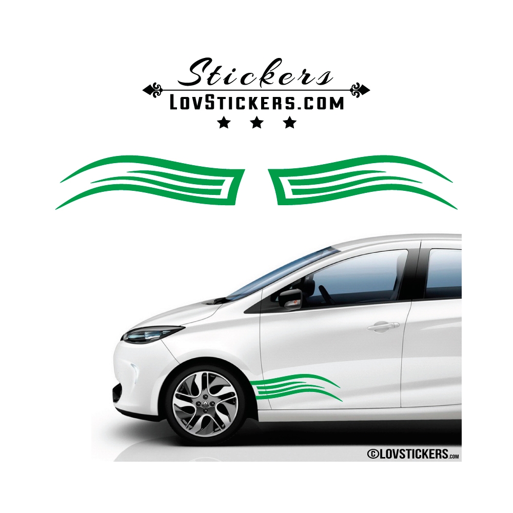 2 Tribal Tuning Voiture - Stickers de Decoration 2 Tribal Tuning Voiture - Stickers de Decoration