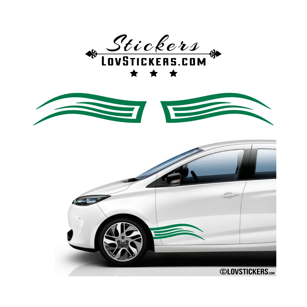 2 Tribal Tuning Voiture - Stickers de Decoration 2 Tribal Tuning Voiture - Stickers de Decoration