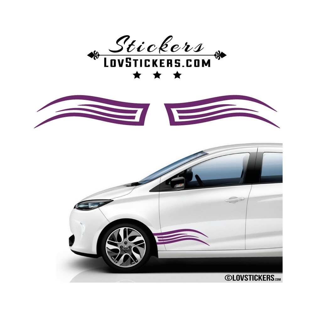 2 Tribal Tuning Voiture - Stickers de Decoration 2 Tribal Tuning Voiture - Stickers de Decoration