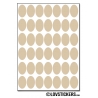 336 Stickers Ovale 1,5cm - Décoration Gommette Loisirs - Vinyle Repositionnable