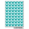432 Stickers Papillon 1cm - Décoration Gommette Loisirs - Vinyle Repositionnable