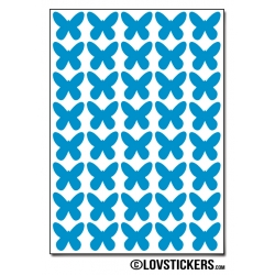 320 Stickers Papillon 1,2cm - Décoration Gommette Loisirs - Vinyle Repositionnable