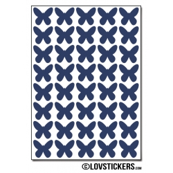 320 Stickers Papillon 1,2cm - Décoration Gommette Loisirs - Vinyle Repositionnable