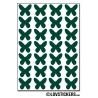 224 Stickers Papillon 1,4cm - Décoration Gommette Loisirs - Vinyle Repositionnable