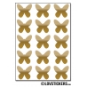120 Stickers Papillon 1,8cm - Décoration Gommette Loisirs - Vinyle Repositionnable