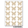 120 Stickers Papillon 1,8cm - Décoration Gommette Loisirs - Vinyle Repositionnable