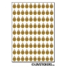720 Stickers Goutte d'eau 1cm - Décoration Gommette Loisirs - Vinyle Repositionnable