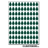 720 Stickers Goutte d'eau 1cm - Décoration Gommette Loisirs - Vinyle Repositionnable