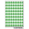 720 Stickers Goutte d'eau 1cm - Décoration Gommette Loisirs - Vinyle Repositionnable