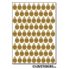 616 Stickers Goutte d'eau 1,2cm - Décoration Gommette Loisirs - Vinyle Repositionnable