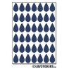 336 Stickers Goutte d'eau 1,5cm - Décoration Gommette Loisirs - Vinyle Repositionnable