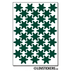 280 Stickers Etoiles 1,5cm - Décoration Gommette Loisirs - Vinyle Repositionnable