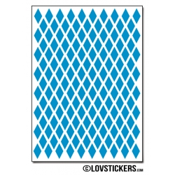 1144 Stickers Losange 1cm - Décoration Gommette Loisirs - Vinyle Repositionnable