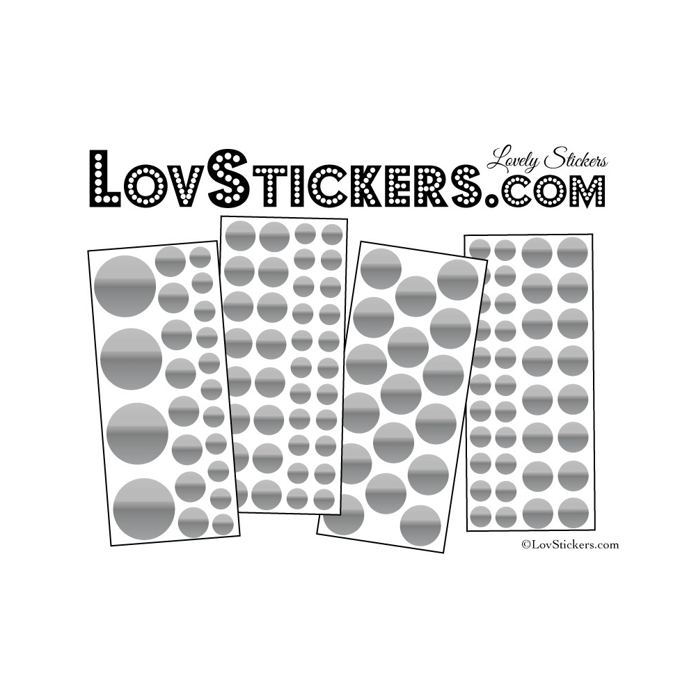 116 Stickers Ronds Mixte - Autocollant Décoration Intérieur