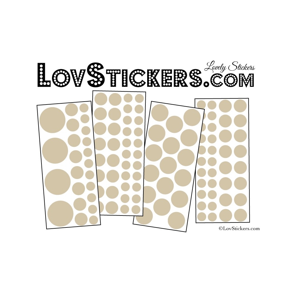 116 Stickers Ronds Mixte - Autocollant Décoration Intérieur